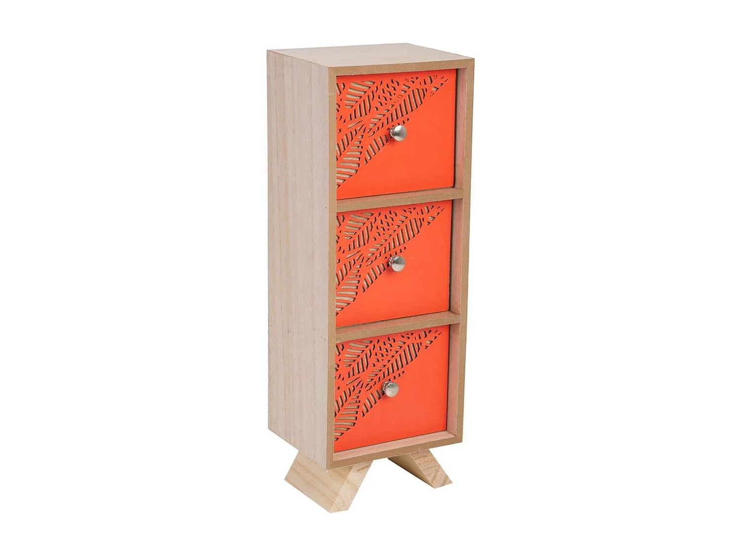Caja organizadora marrón pequeña 12x10x34