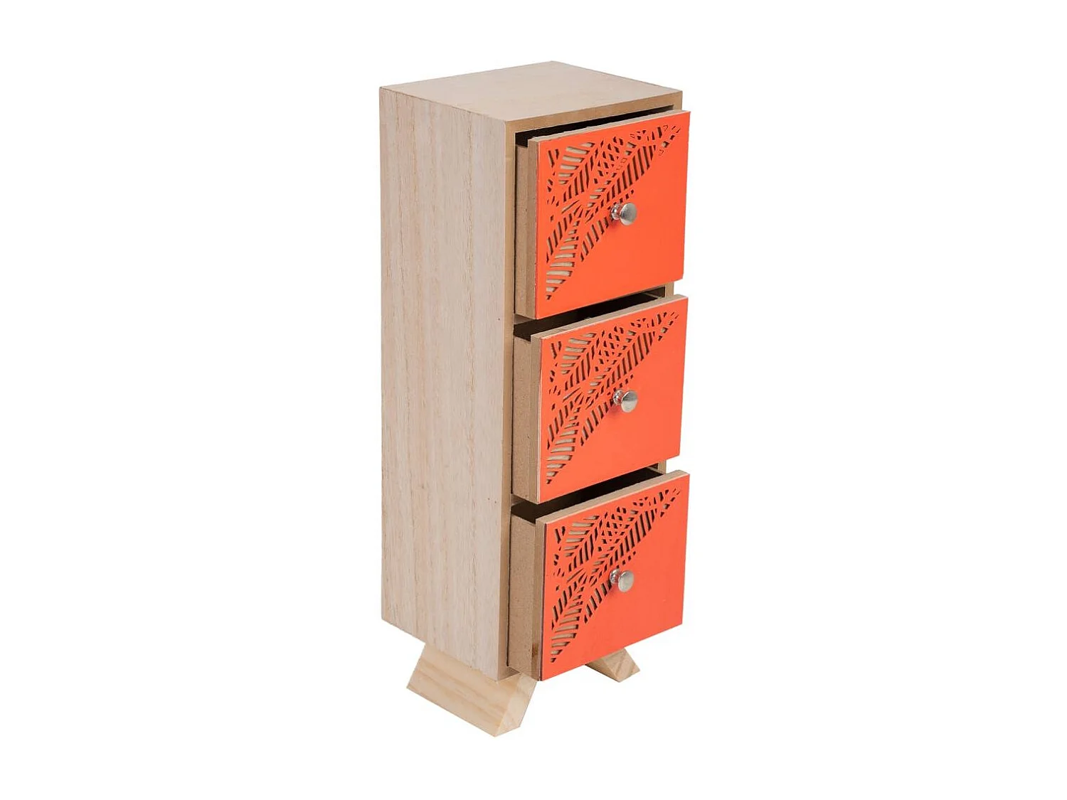 Caja organizadora marrón pequeña 12x10x34