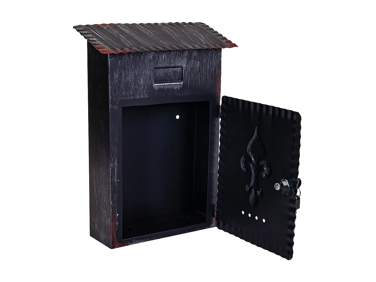 Boîte aux lettres en métal 27x11x37h