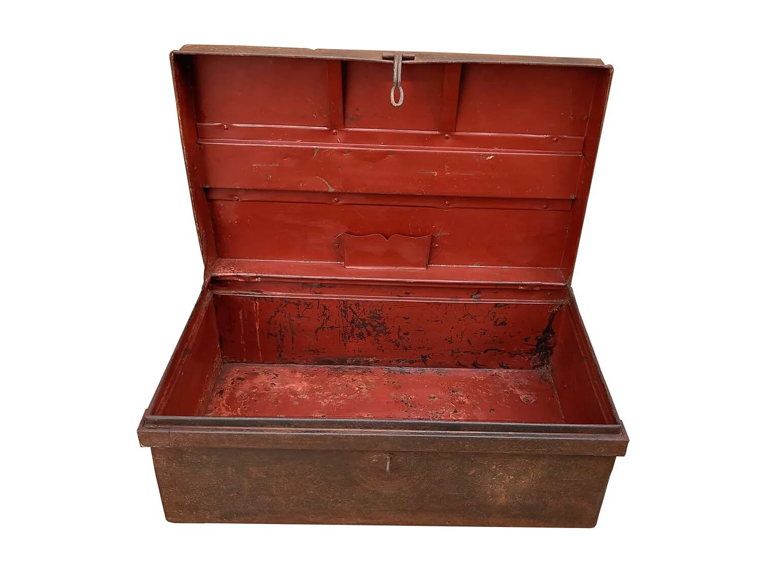Valise en métal marron 69x42x27h