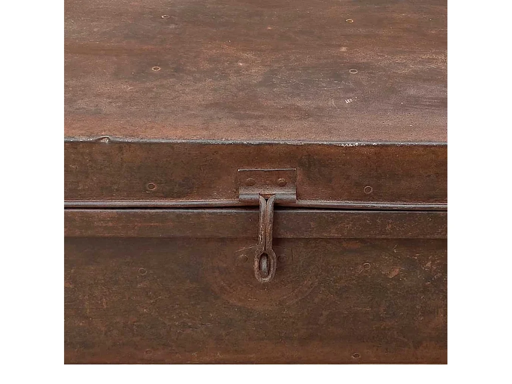 Valise en métal marron 69x42x27h