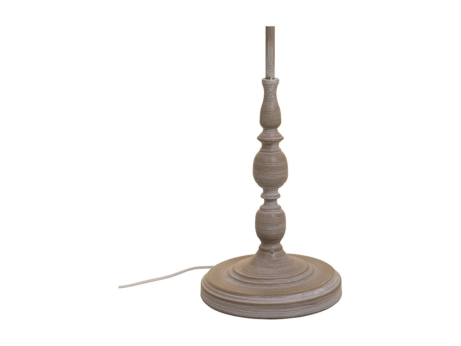 Stehleuchte aus grauem Metall, 38x38x155h cm