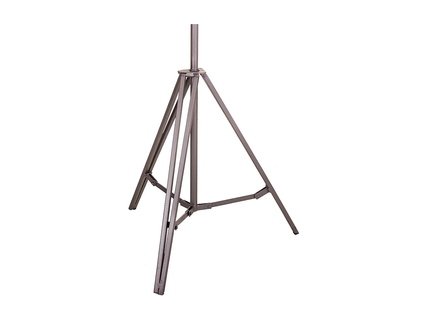 Candeeiro de pé em metal cinzento 36x36x127