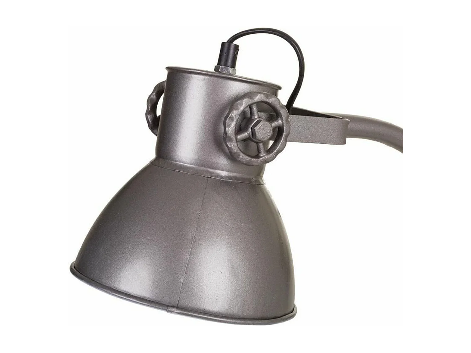 Lampada da terra in metallo marrone 28x28x85h