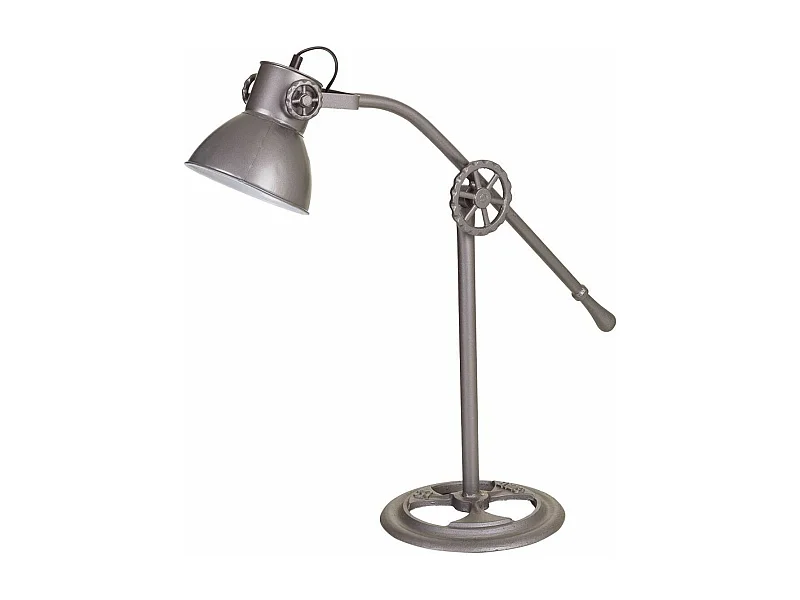 Candeeiro de pé em metal castanho 28x28x85