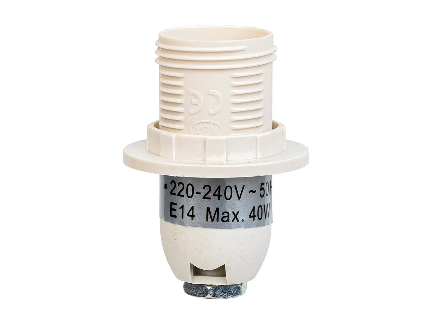 Candeeiro de pé em metal cinzento 38x38x150