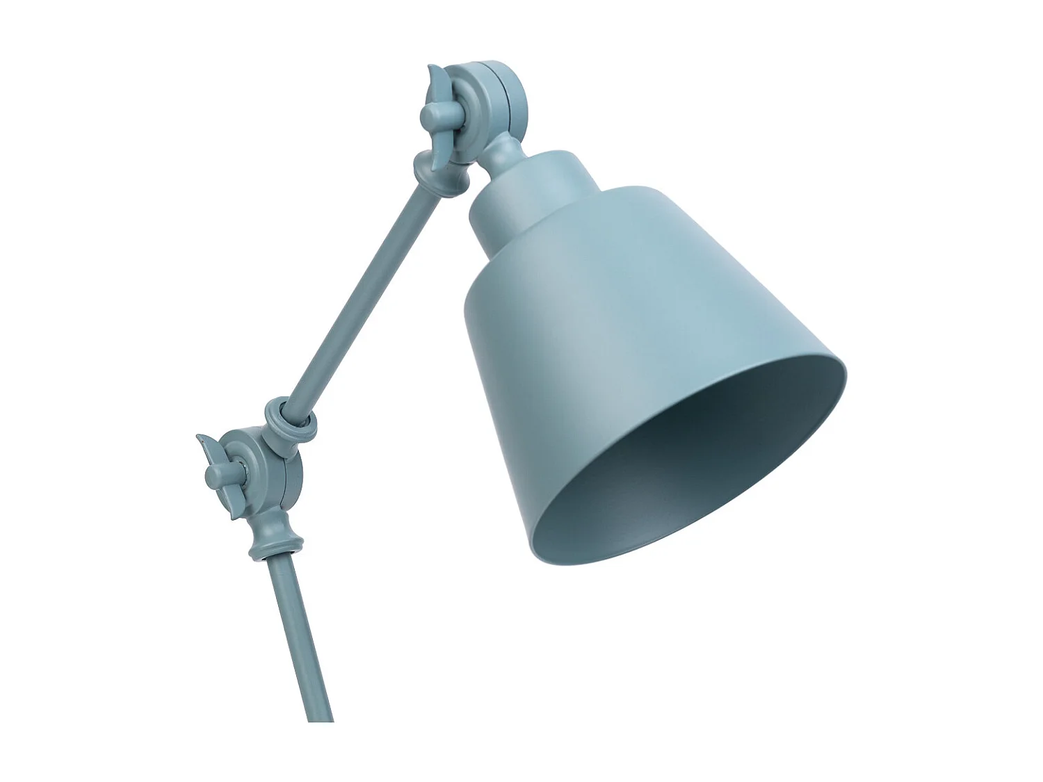 Candeeiro de mesa em metal cinzento 22x13x45