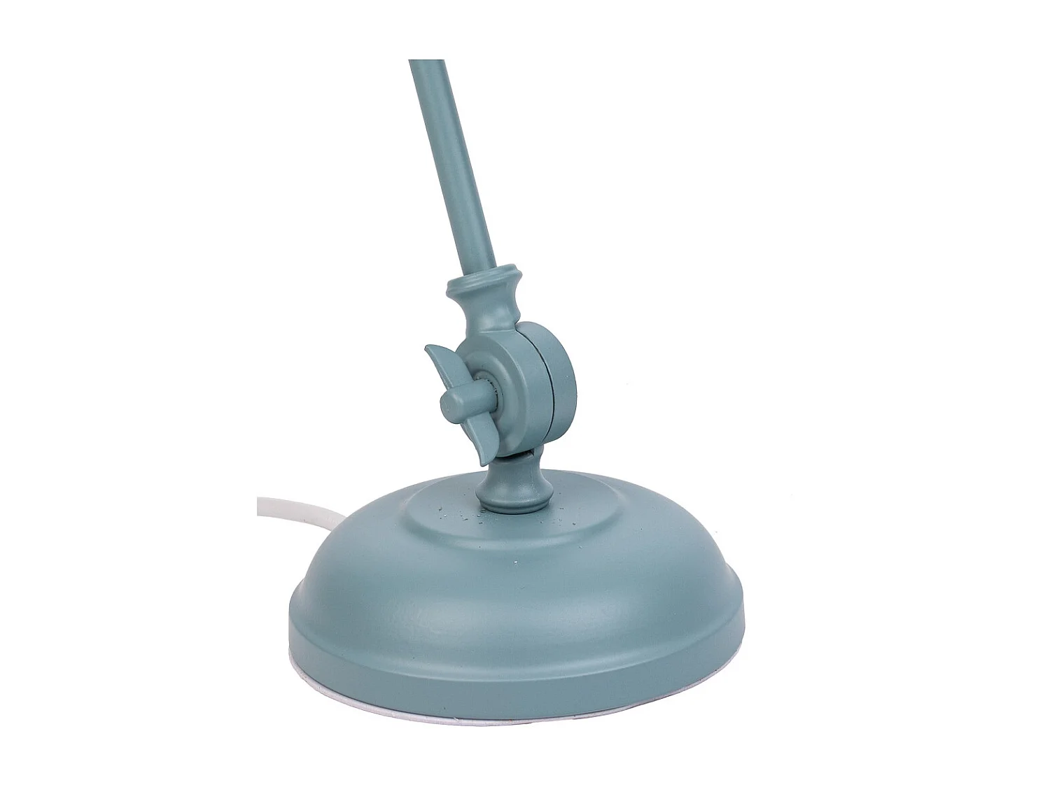 Candeeiro de mesa em metal cinzento 22x13x45