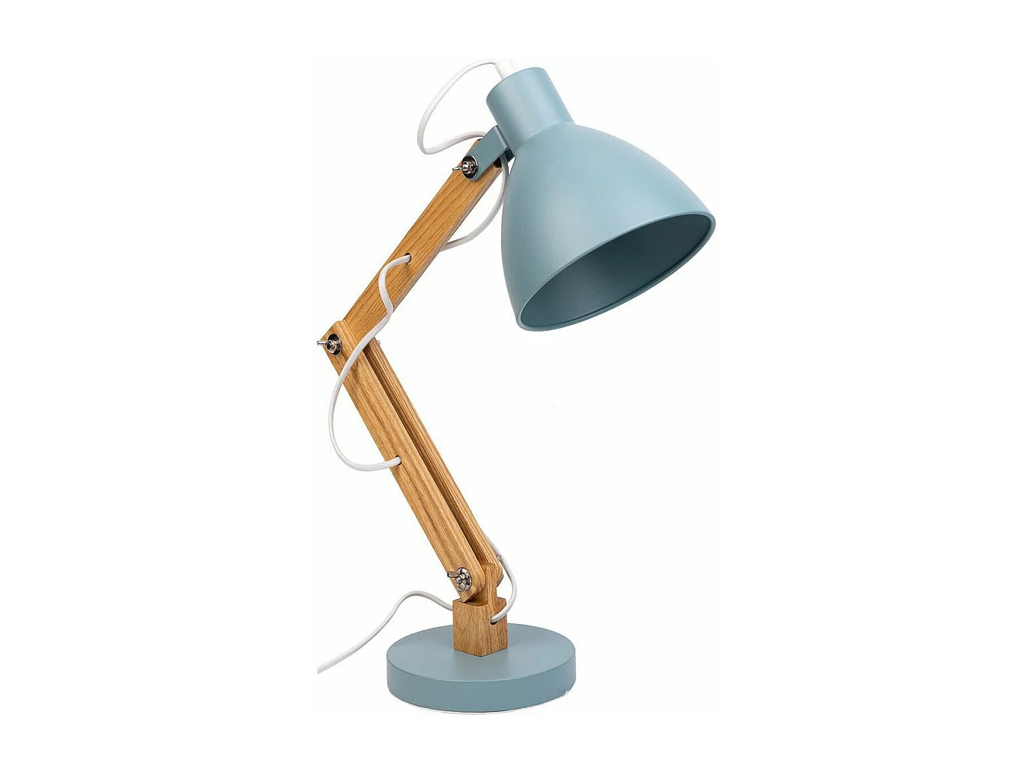 Flexo Lampe de bureau Alexandra House Living Bleu Métal (16 x 55 x 33 cm)