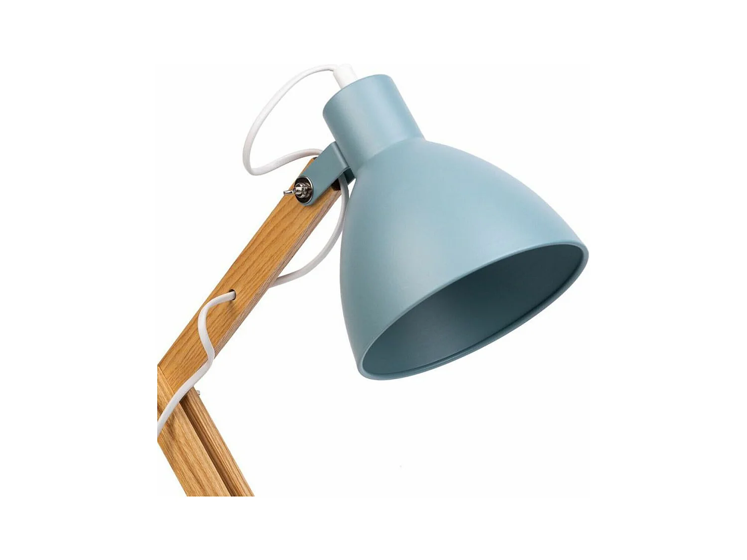 Flexo Lampe de bureau Alexandra House Living Bleu Métal (16 x 55 x 33 cm)