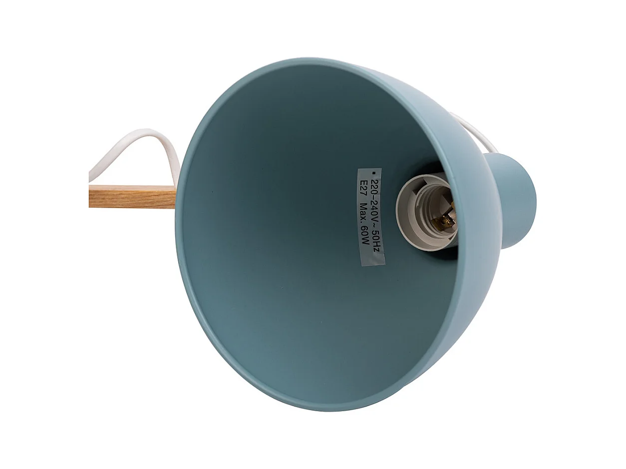 Flexo Lampe de bureau Alexandra House Living Bleu Métal (16 x 55 x 33 cm)