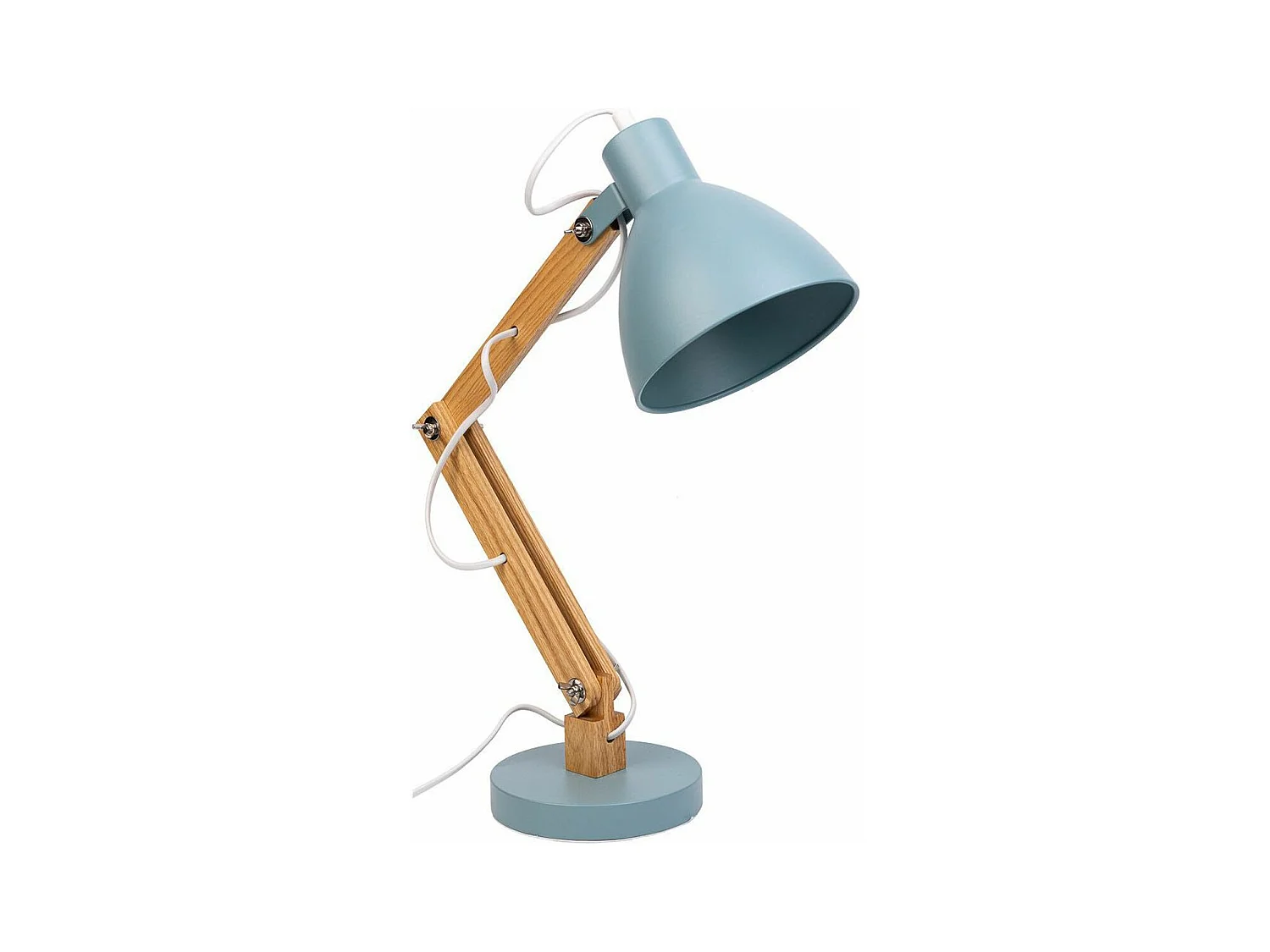 Flexo Lampe de bureau Alexandra House Living Bleu Métal (16 x 55 x 33 cm)