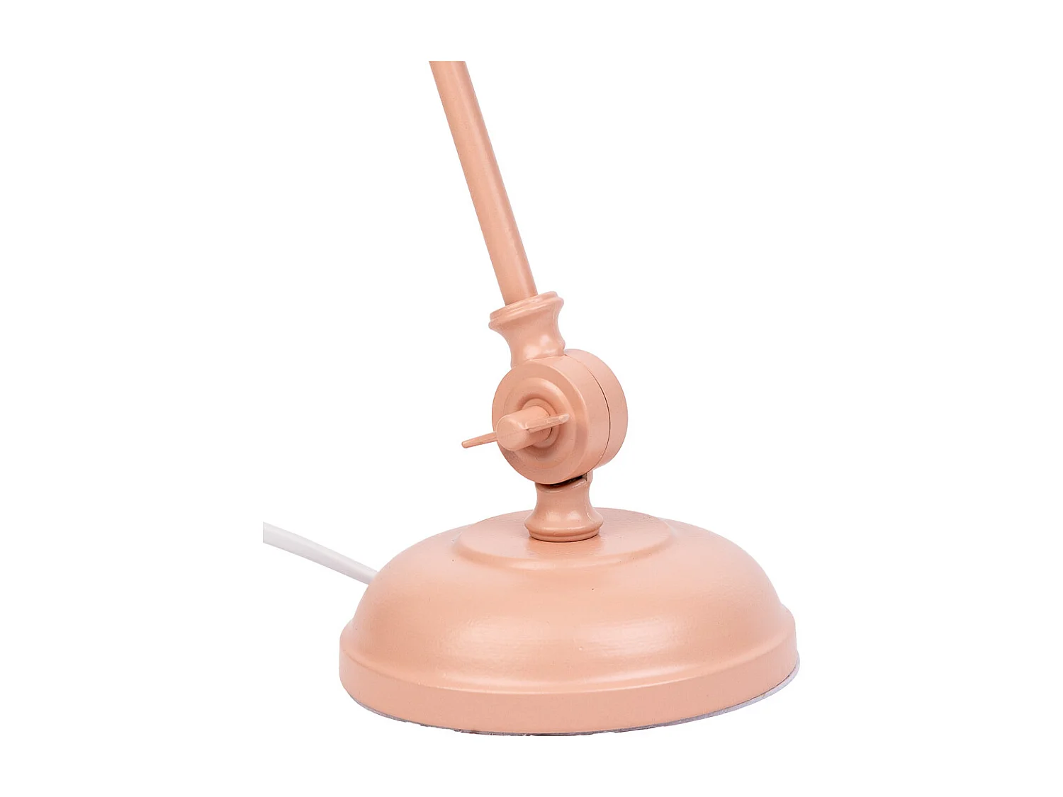 Lampe de bureau en métal rose 22x13x45h