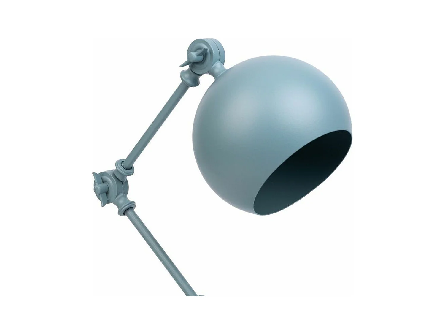 Graue Metalltischlampe 26x15x60h cm