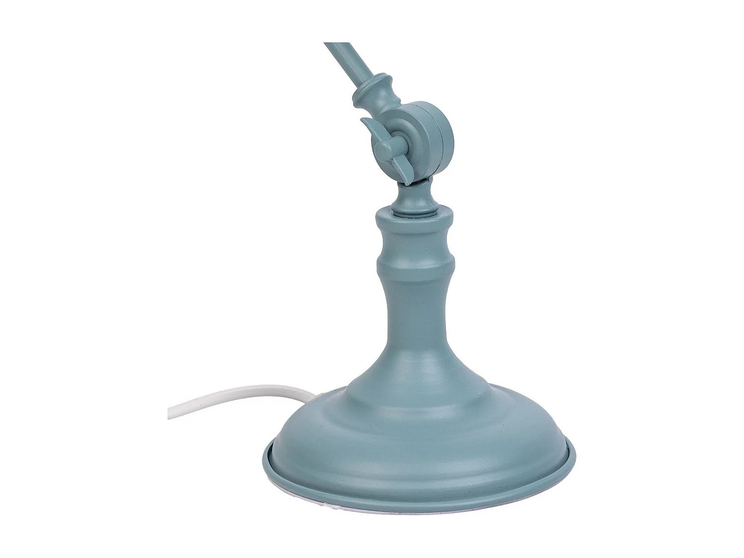 Graue Metalltischlampe 26x15x60h cm