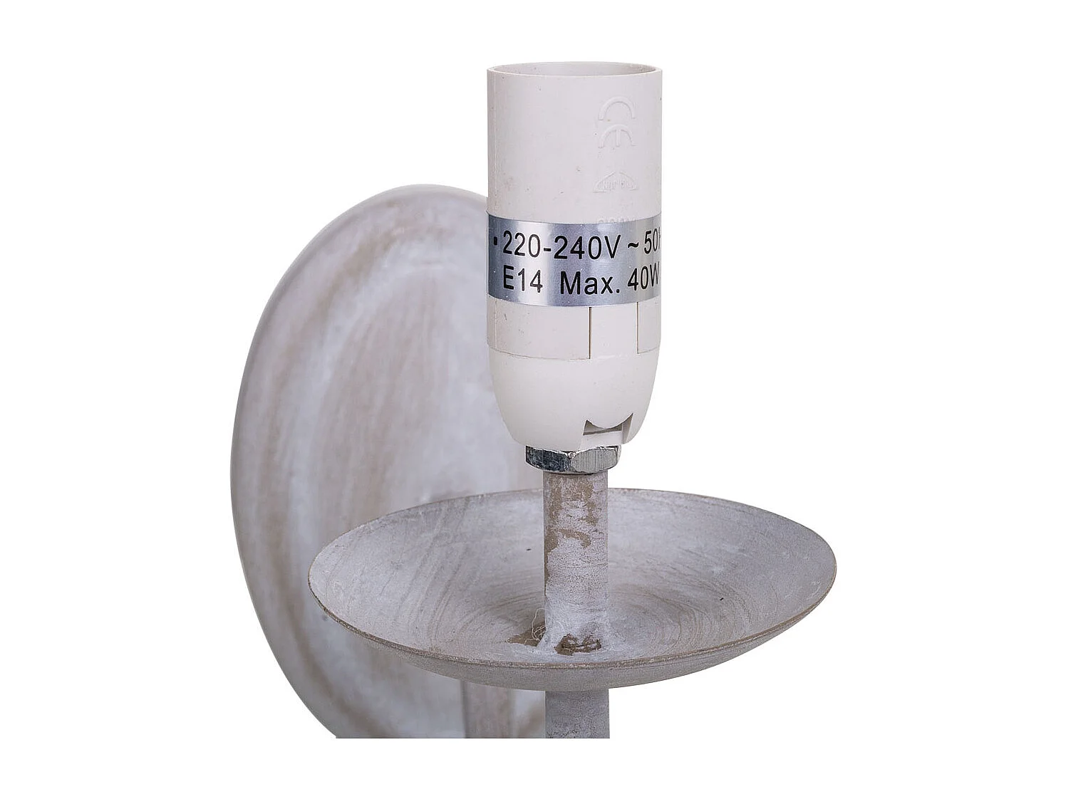 Aplique de pared gris 22,5x9,5x19