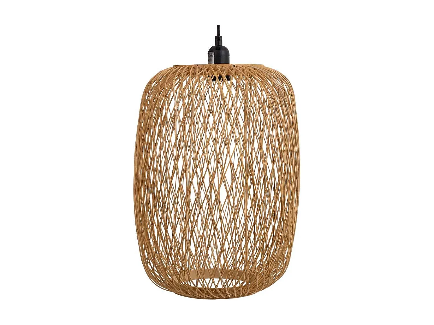 Braune Deckenleuchte, Ø28 x H38 cm