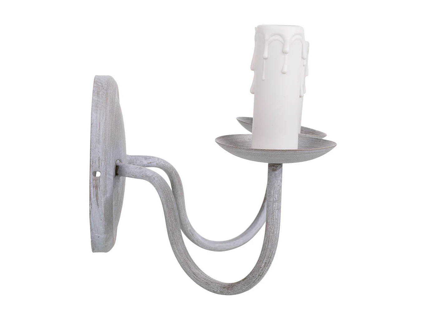 Aplique de pared gris 32x18x19