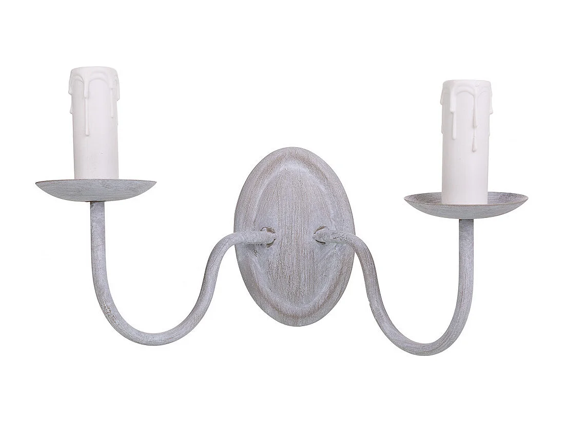 Aplique de pared gris 32x18x19