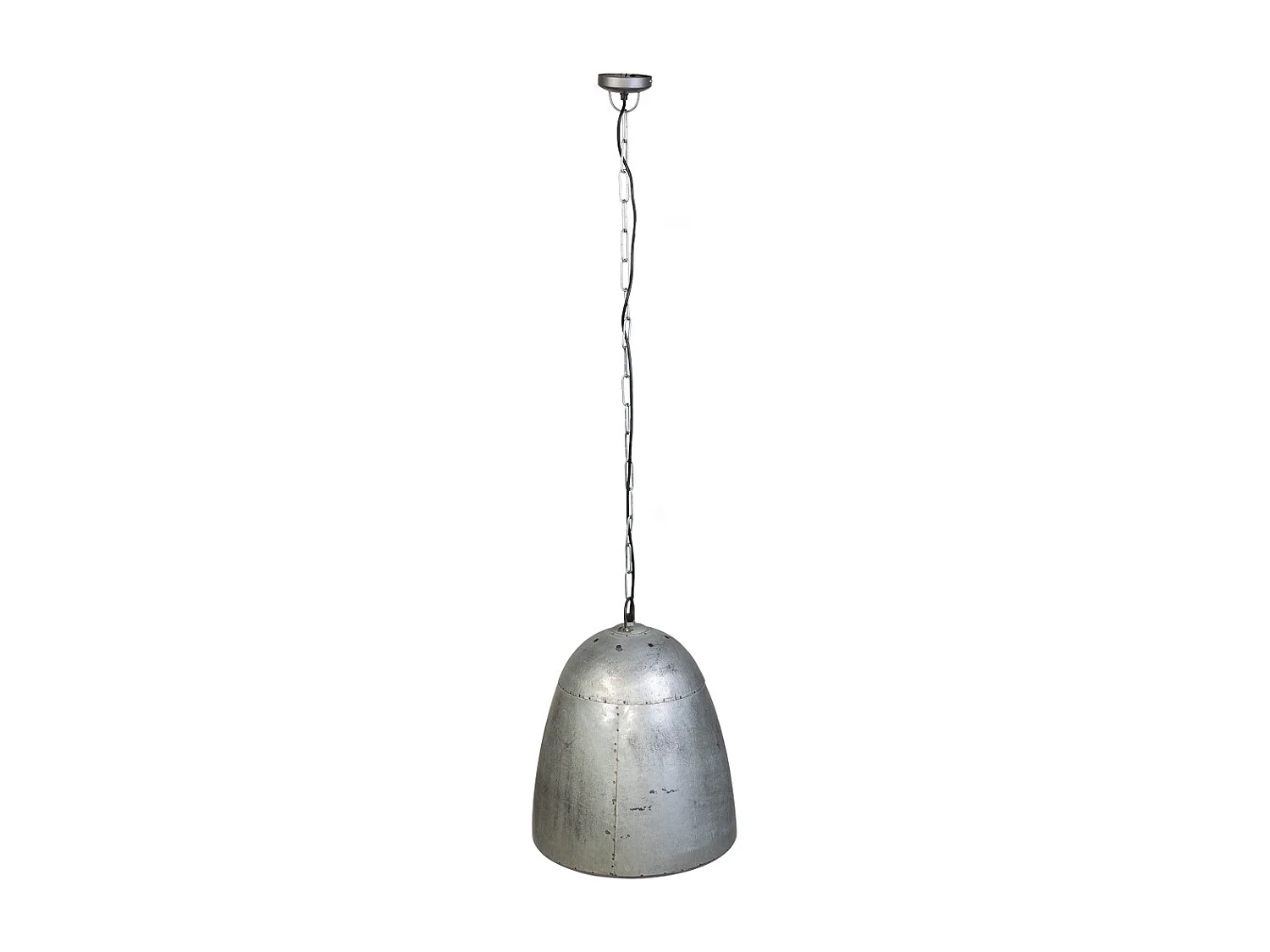 Deckenlampe Metall grau 44x44x51