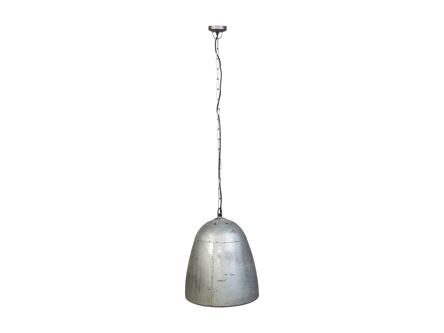 Deckenlampe Metall grau 44x44x51