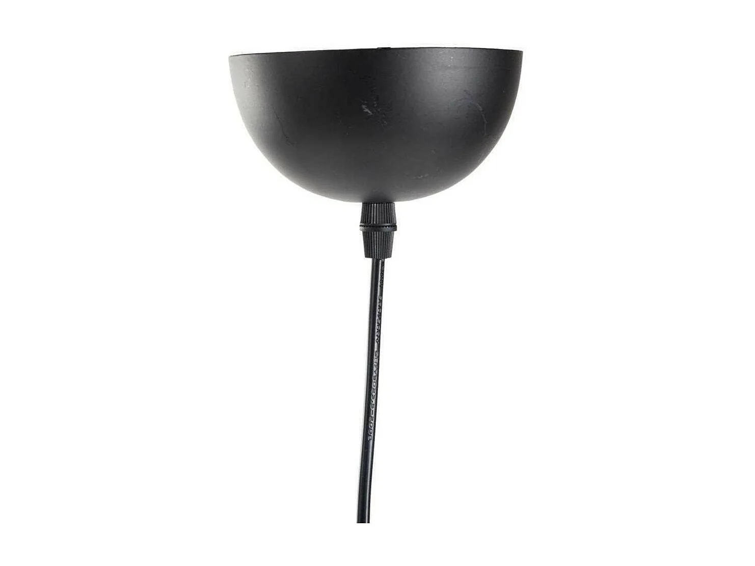 Deckenleuchte aus Metall und Rattan, 33 x 33 x 53,5/120 h cm