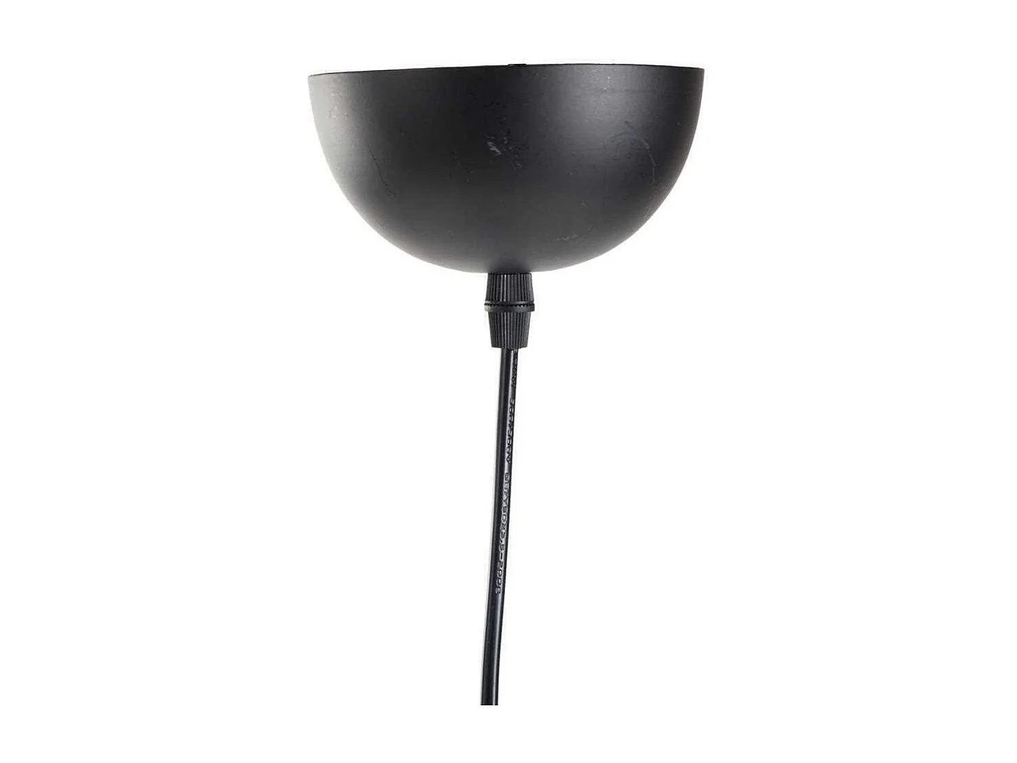 Plafoniera in metallo e rattan 33x33x53,5/120h