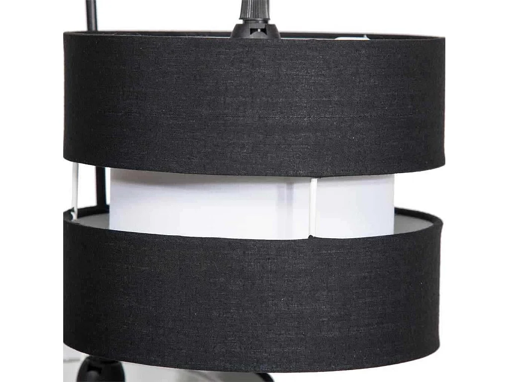 Plafoniera nera 36x33x100h