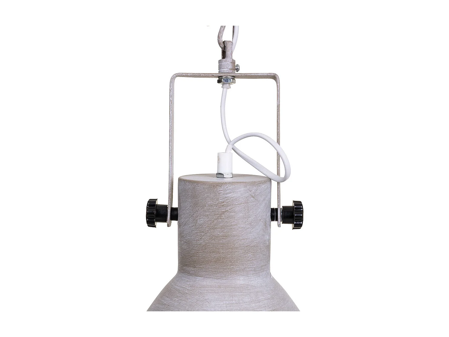 Graue Deckenleuchte 20x20x110h cm