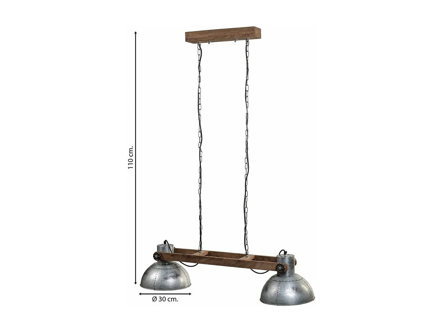 Suspension Alexandra House Living Argent