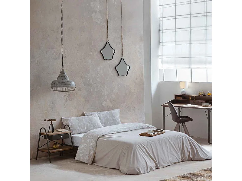 Lampara de techo de metal gris 44x44x43h cn