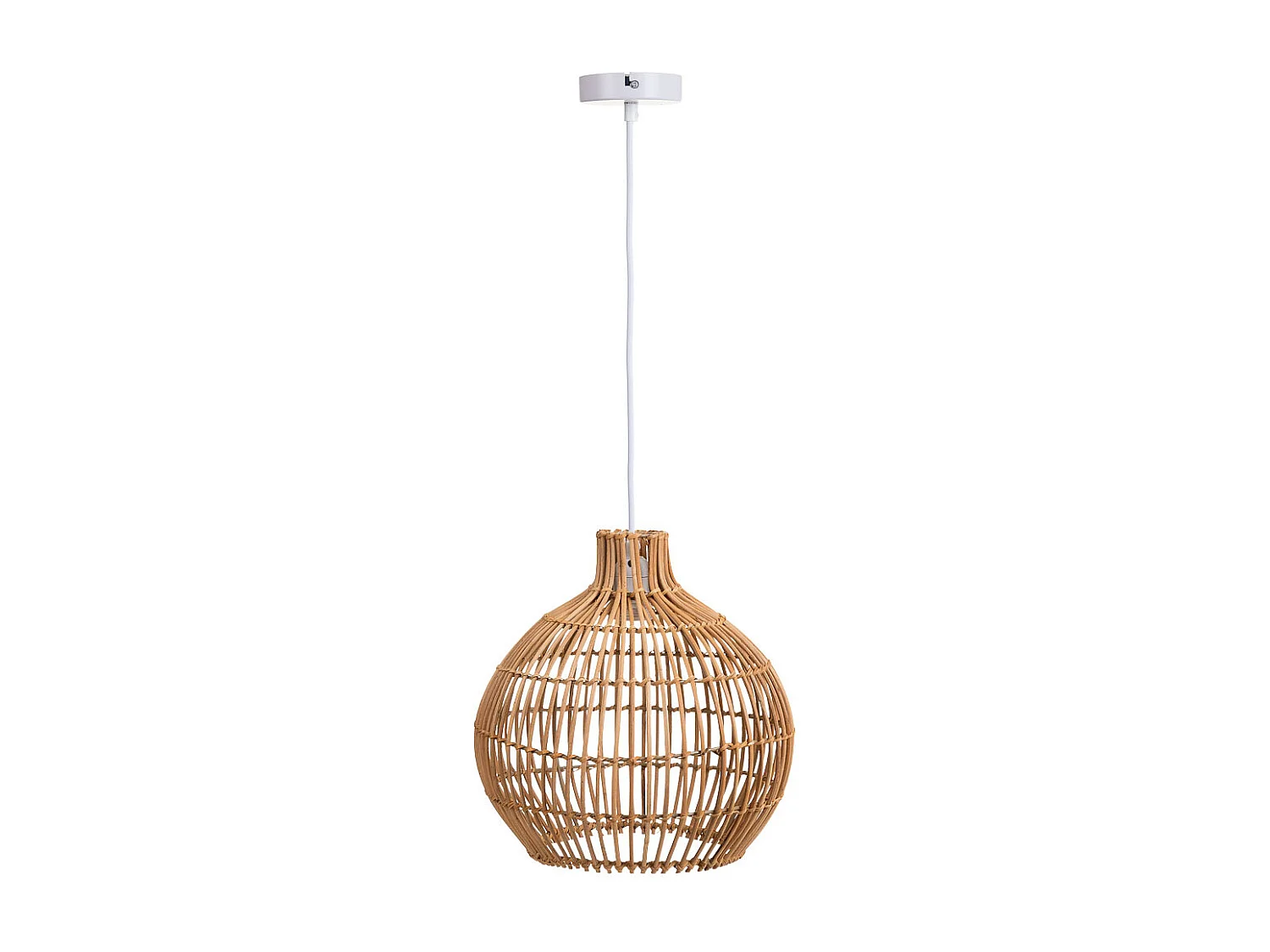 Candeeiro de teto castanho d29x31h cm