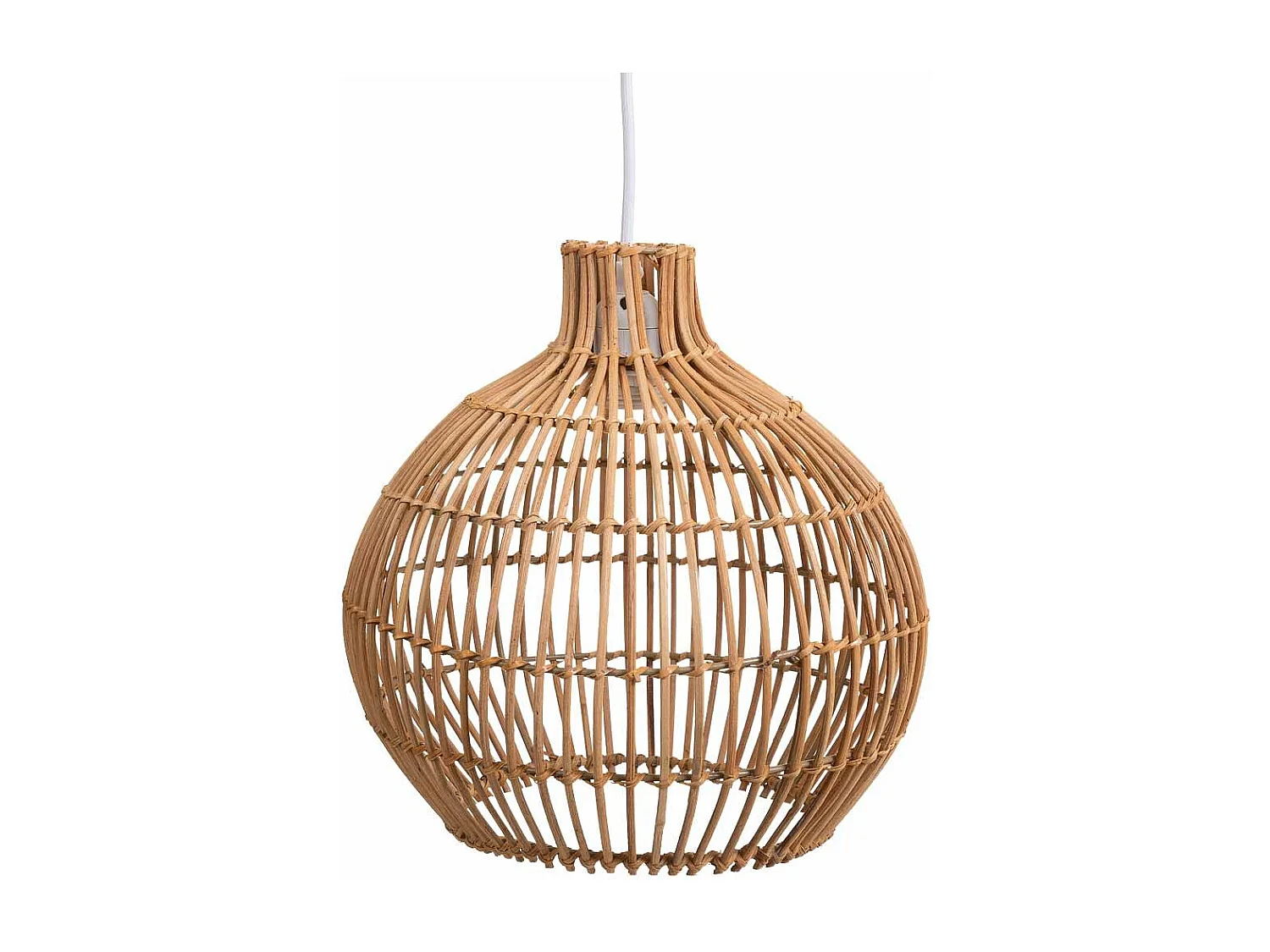 Candeeiro de teto castanho d29x31h cm