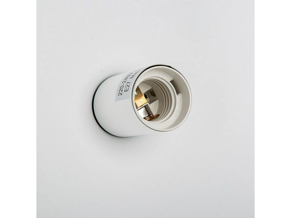 Candeeiro de teto em metal preto 25x25x32