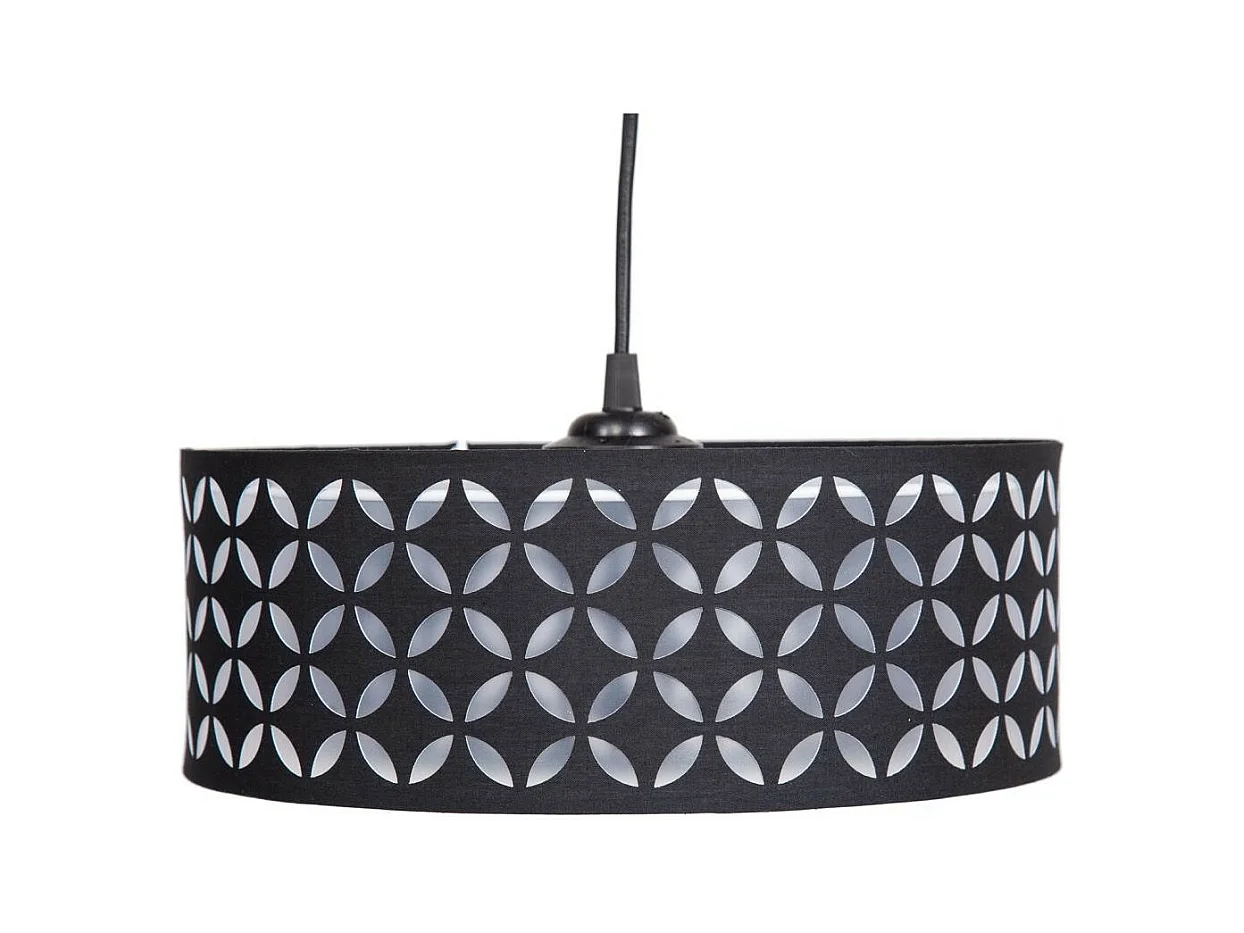 Lámpara de techo negra 30x30x80h cm