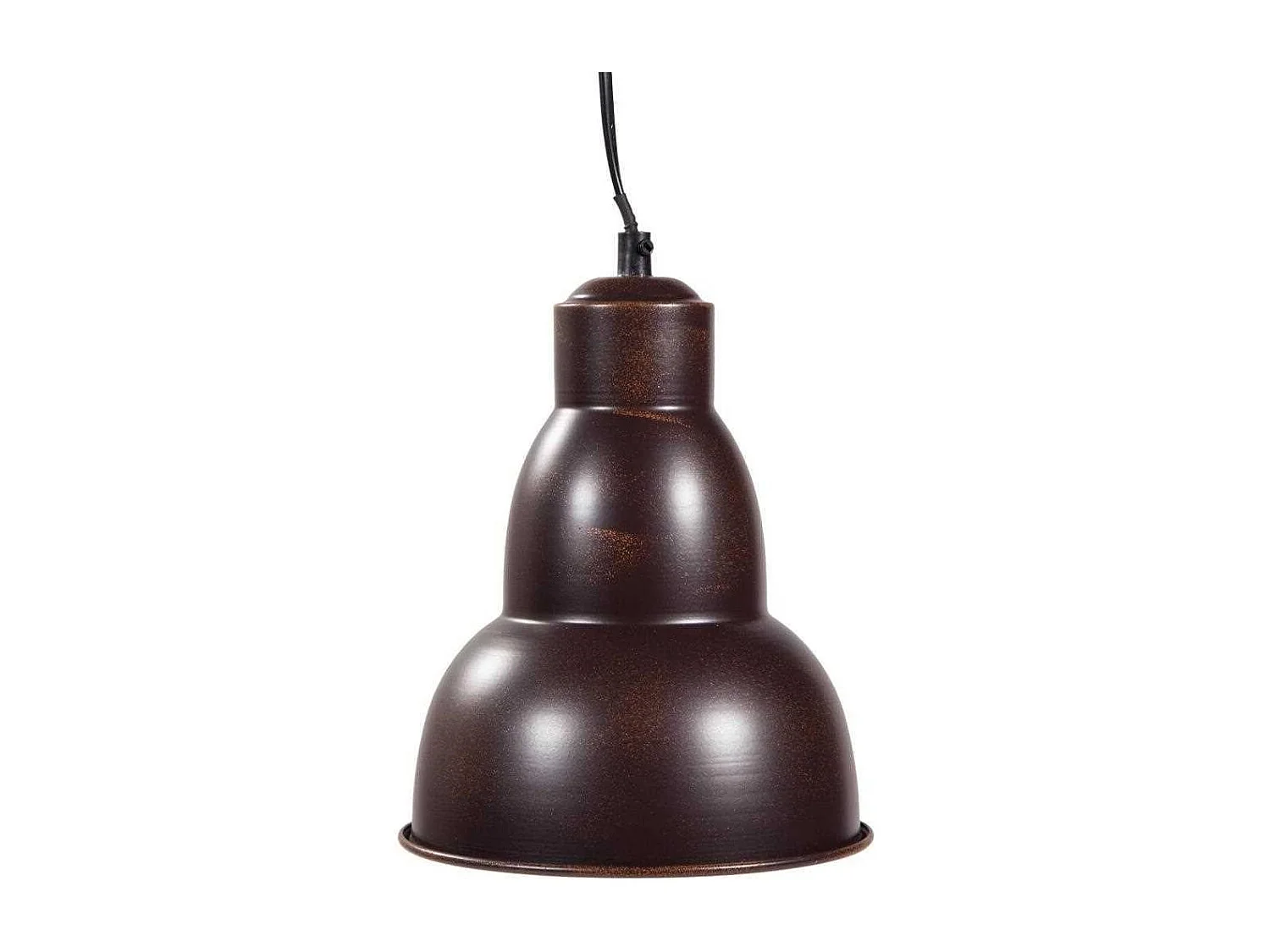 Lampe de plafond en métal marron 18.5x18.5x80h