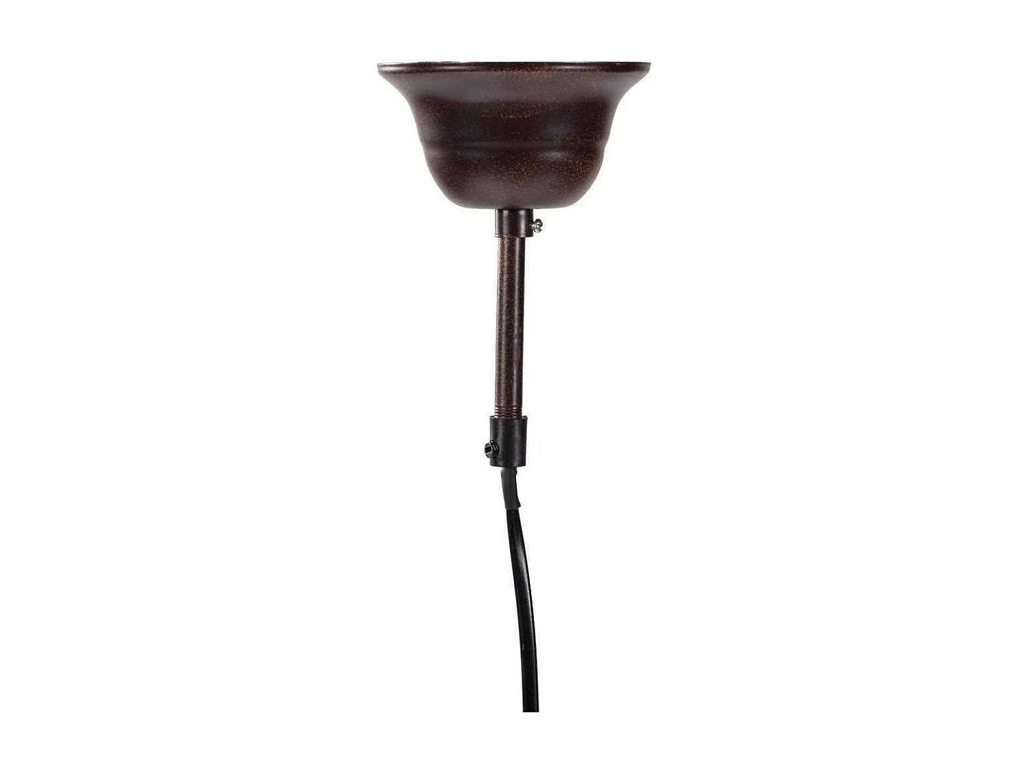 Lámpara de techo de metal marrón 18.5x18.5x80