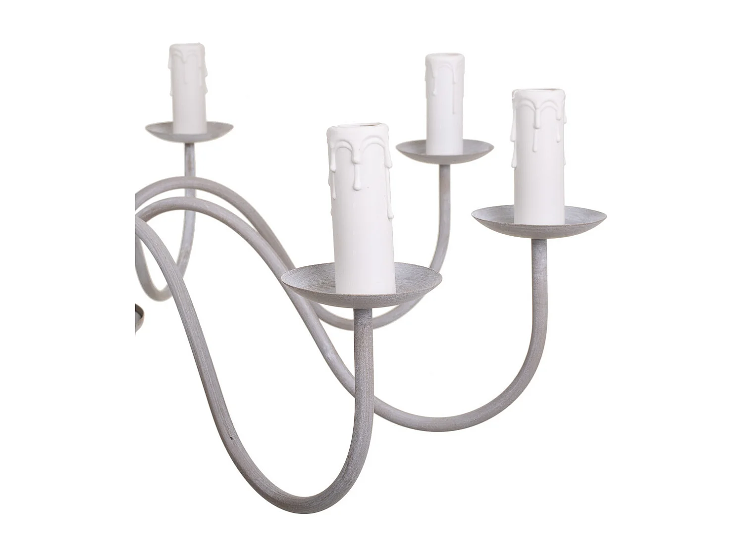 Candeeiro de teto cinza 77x77x134