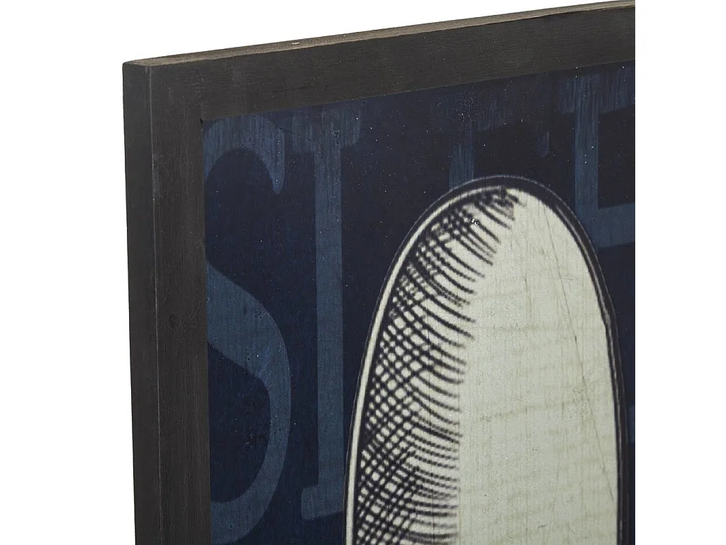 Quadro de metal com vidro 33x2,5x93