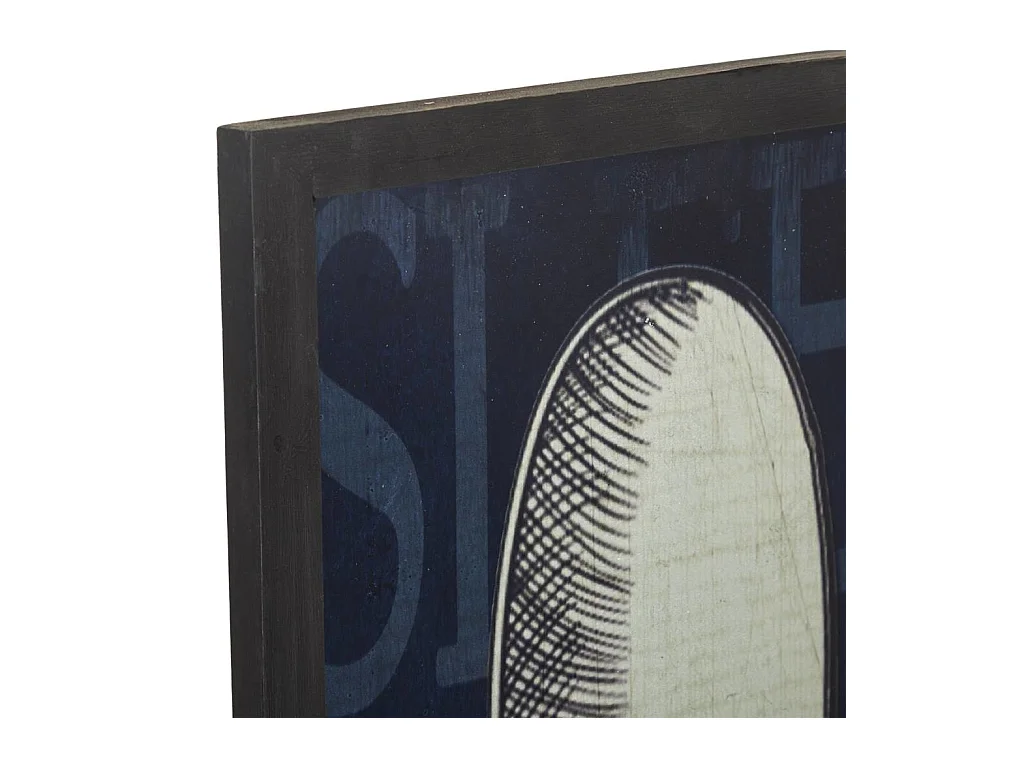 Cuadro de metal con cristal 33x2,5x93