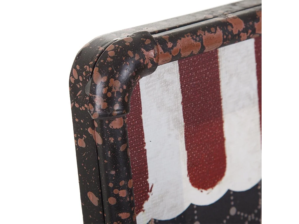 Cadre en toile imprimée et métal 3D 40x50x3 h