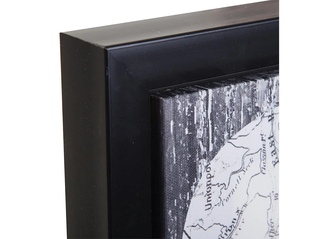 Bedrucktes LeinwandgemÃ¤lde mit Rahmen 50x70x3 h cm