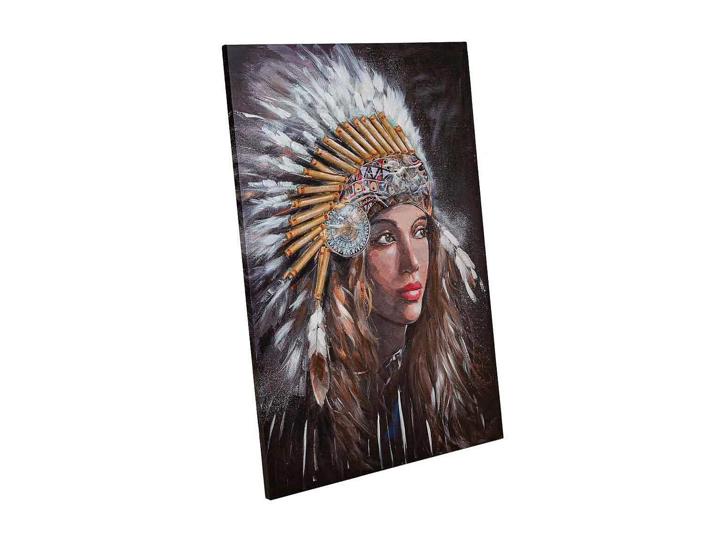 Pintura pintada à mão com relevo cinza 80x120x3