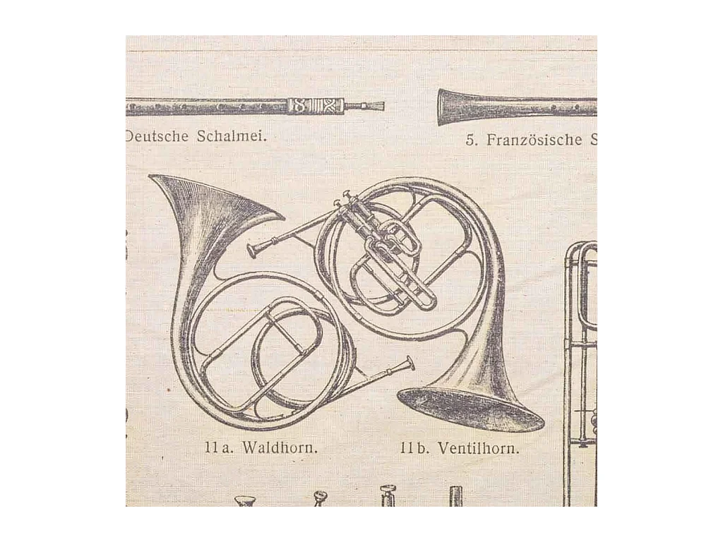 Bedruckte Leinen-Pergament-Leinwand, 60 x 86 cm