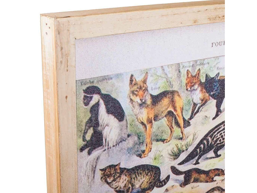 Bedrucktes StoffgemÃ¤lde mit Holzrahmen 40x60x2h cm