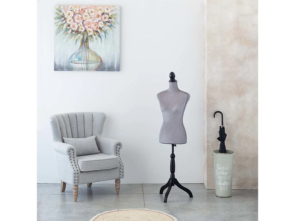 Pintura pintada à mão com relevo branco 80x80x3