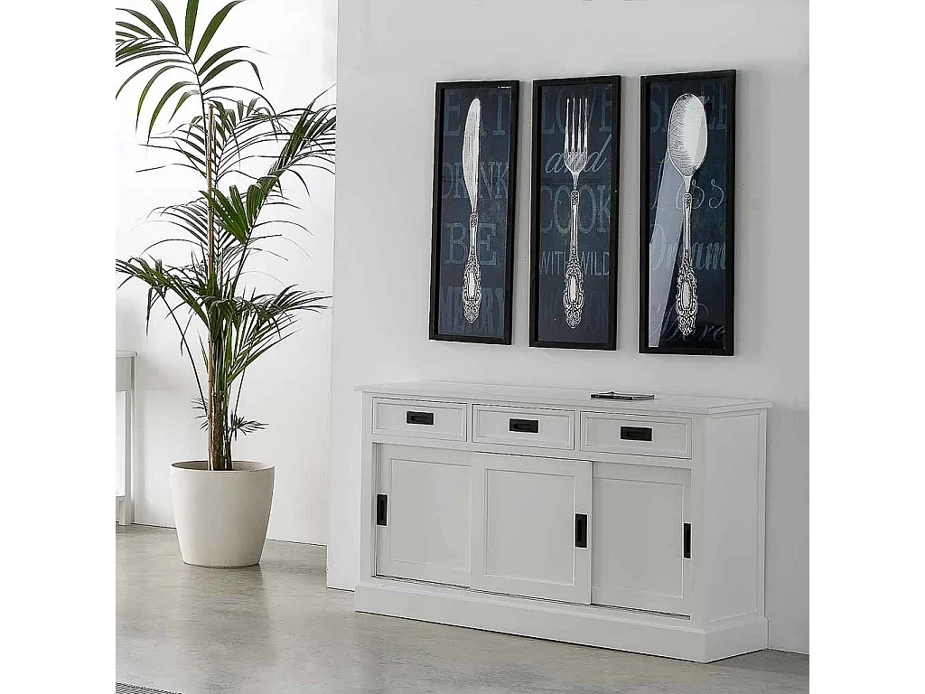 Quadro de metal com vidro 33x2,5x93