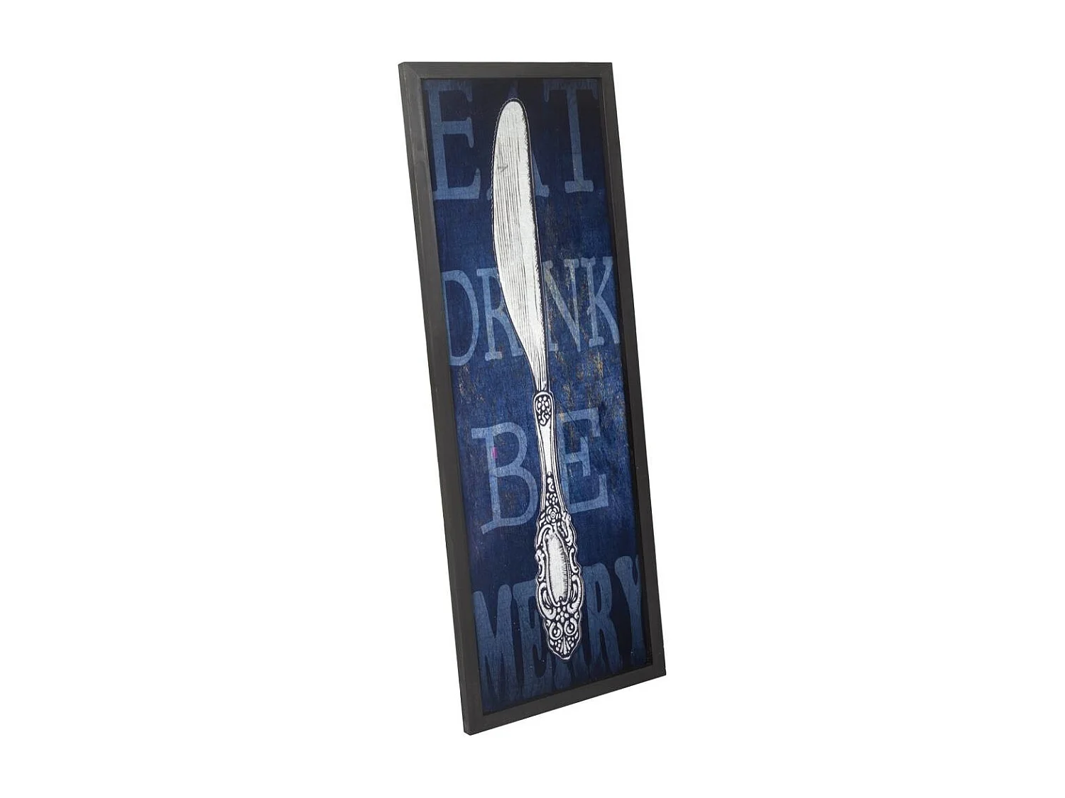 Cuadro de metal con cristal 33x2,5x93