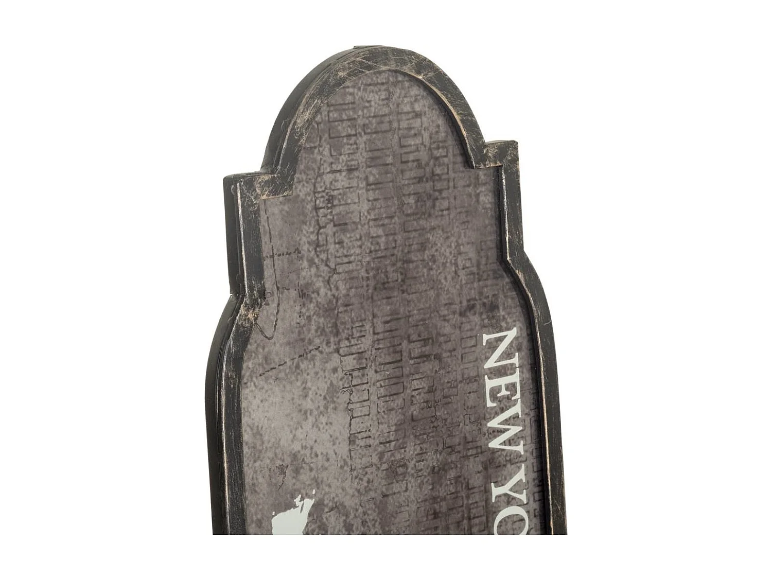 Metallbild mit Glas 120x27x2,5h cm