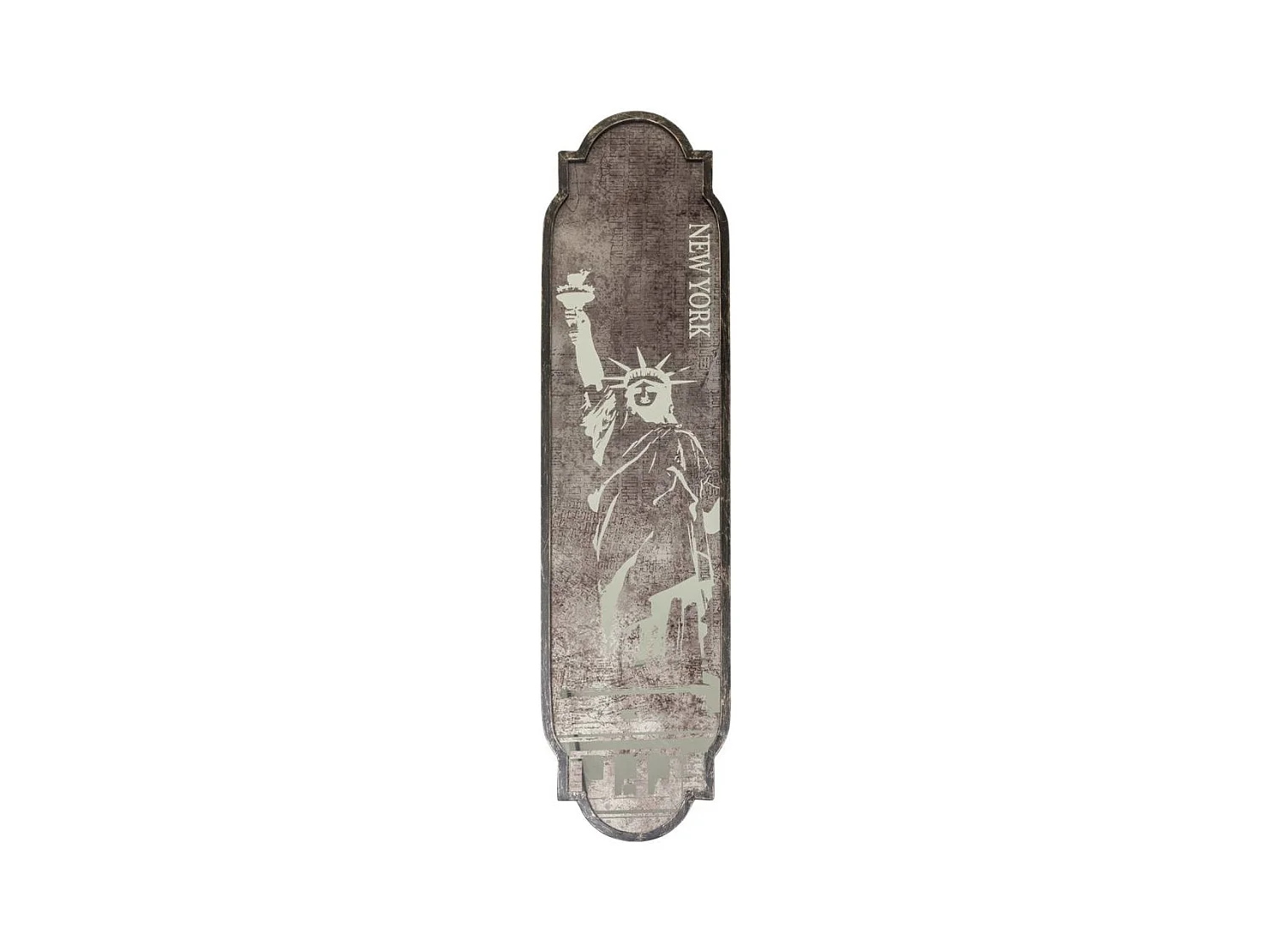 Cadre en métal avec verre 120x27x2,5h